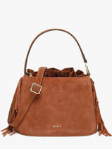 Sac Bandoulire Country Cuir Etrier Marron country ECOU161M