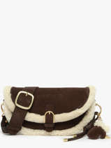 Sac Bandoulire Alpin Cuir Etrier Marron alpin EALP050S