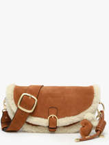 Sac Bandoulire Alpin Cuir Etrier Marron alpin EALP050S